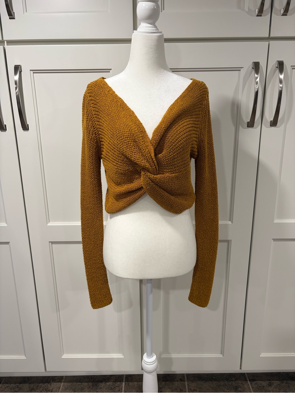 Zara Golden Knit Top